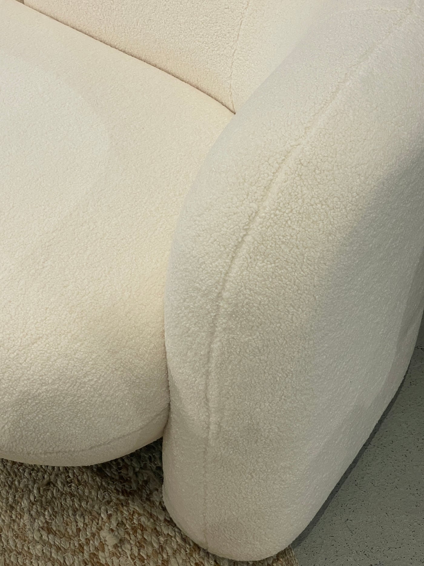 Brunello 3 Seater White