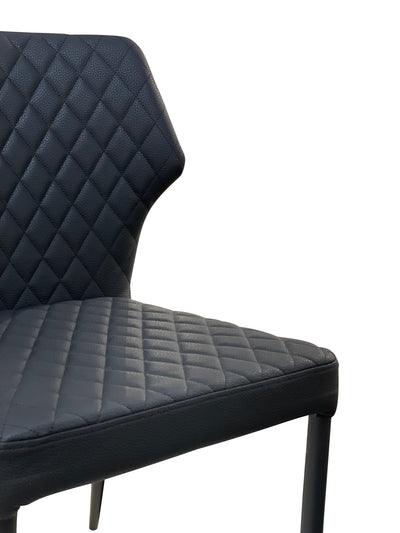 Camilla Dining Chair Black Leather Look - Future Classics Furniture