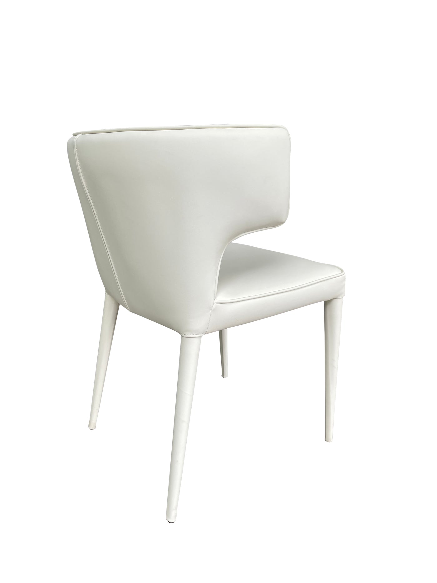 Portofino Dining Chair Cream Leather Look