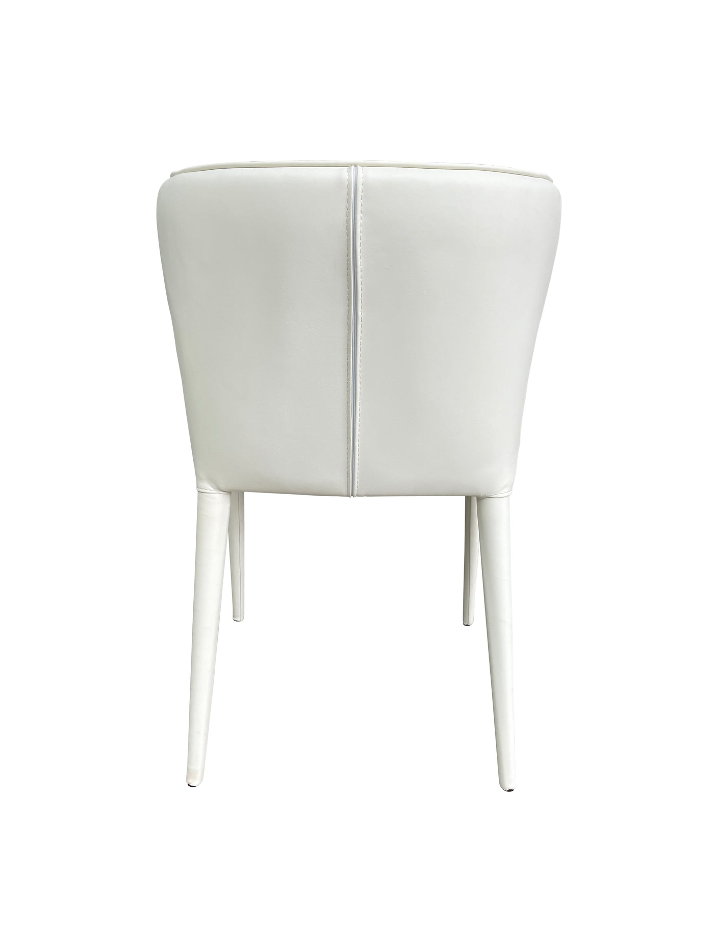 Portofino Dining Chair Cream Leather Look
