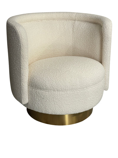 Bismarque Swivel Chair Boucle