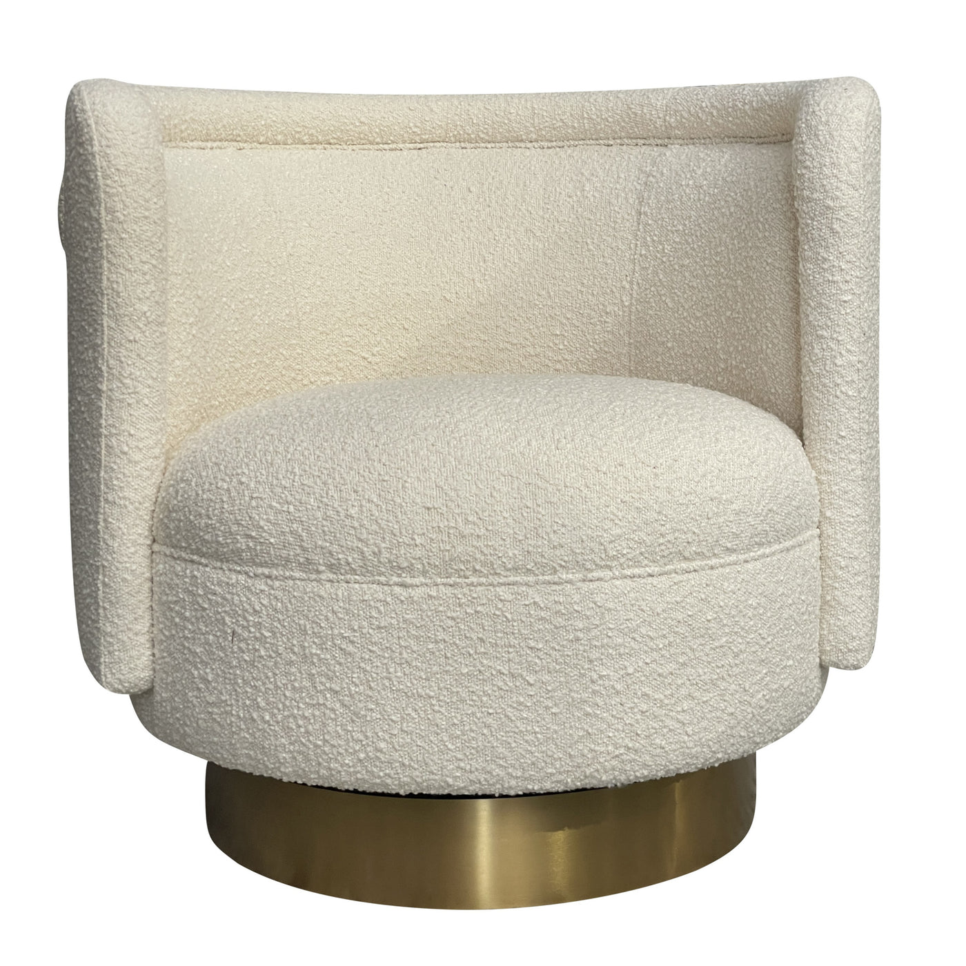 Bismarque Swivel Chair Boucle