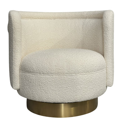 Bismarque Swivel Chair Boucle