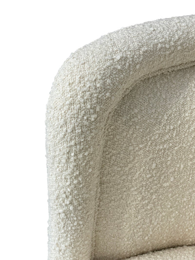 Bismarque Swivel Chair Boucle