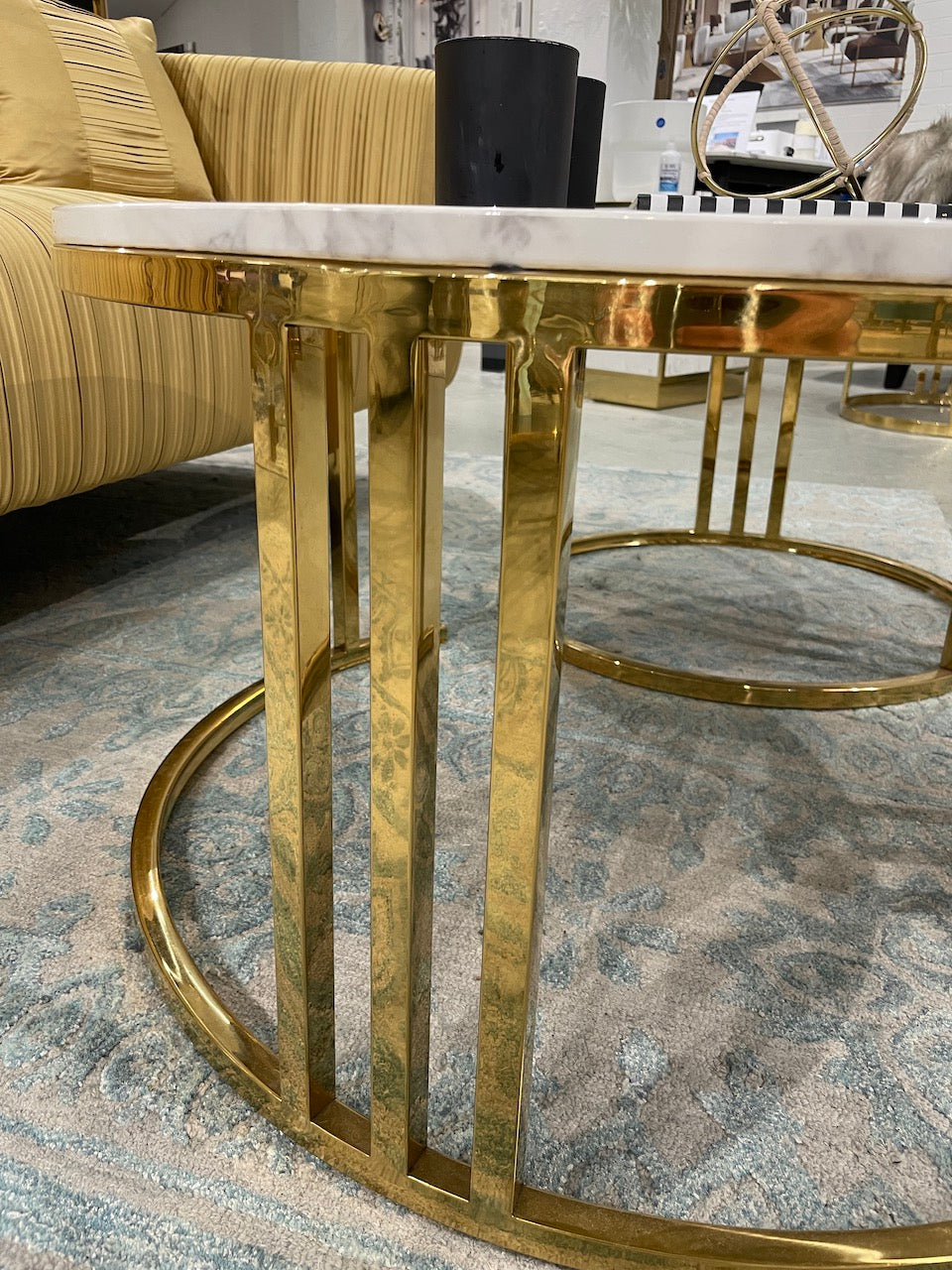 Lustre Coffee Table Set Gold