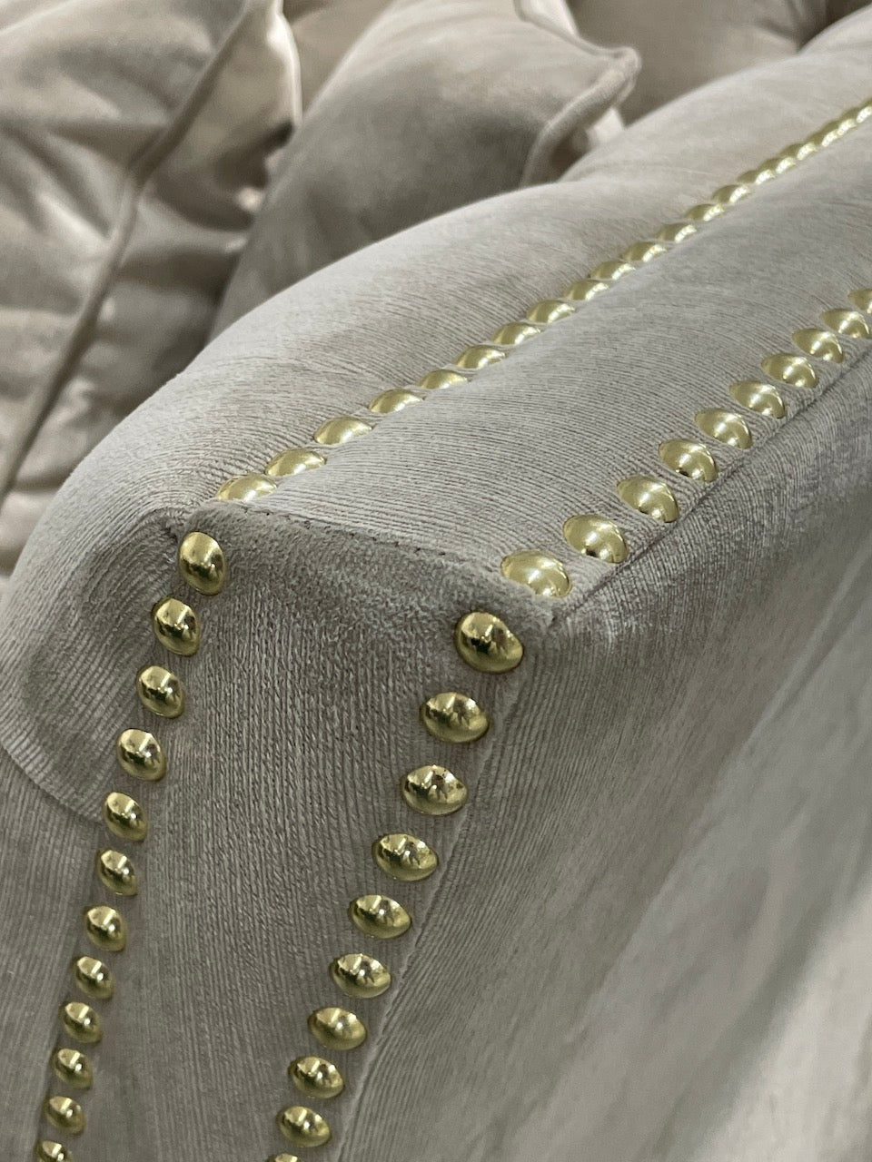 Balboa 3 Seater Sofa Creme Velvet - Future Classics Furniture