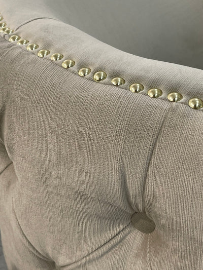 Creed Swivel Chair Creme Velvet