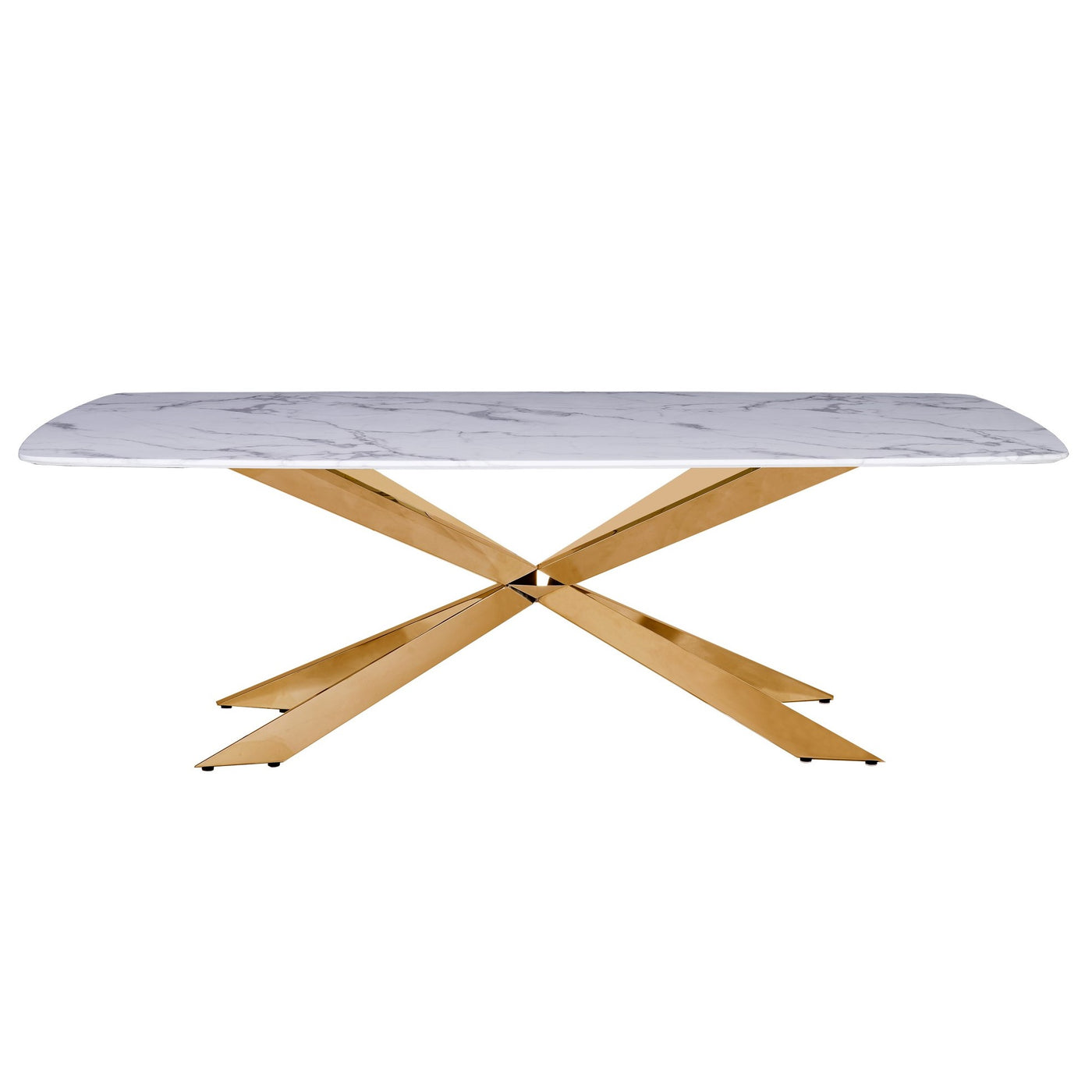 Lanvin Dining Table Gold - Future Classics Furniture