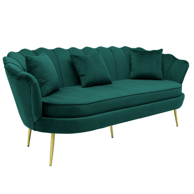 Murcia 2 Seater Green Velvet