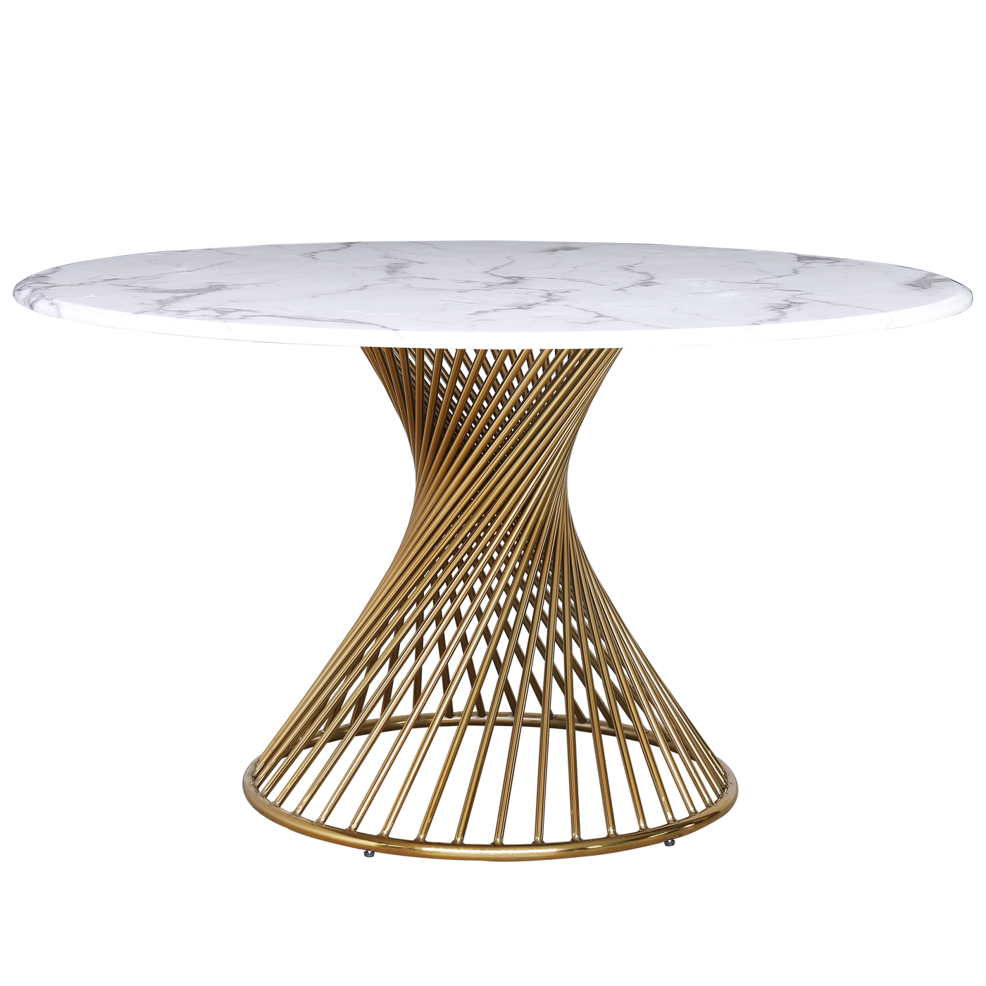 Twirl Dining Table Gold
