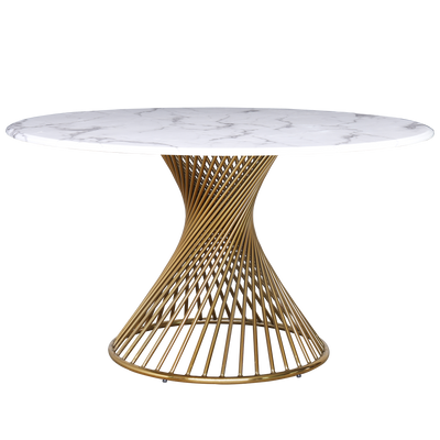 Twirl Dining Table Gold