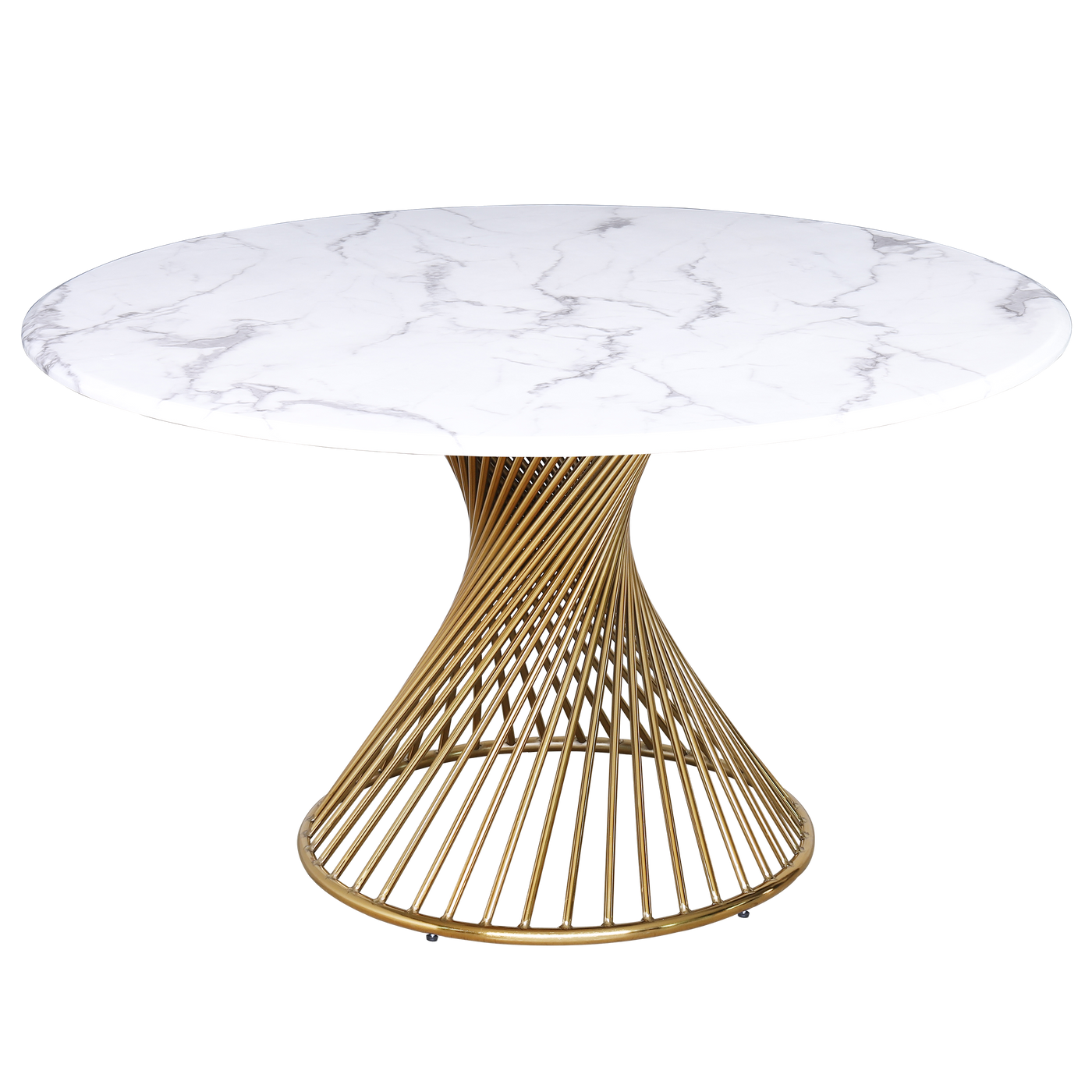 Twirl Dining Table Gold