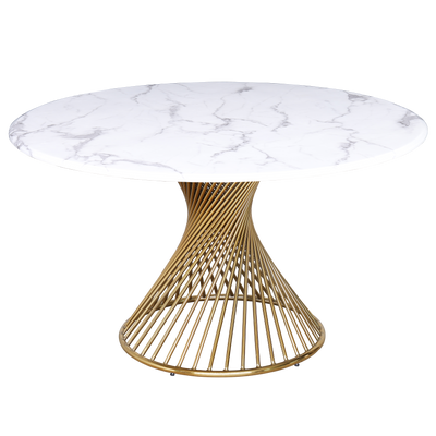Twirl Dining Table Gold