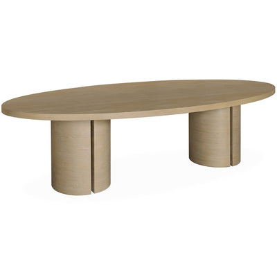 Luigi Oval Dining Table Oak - 2.7m