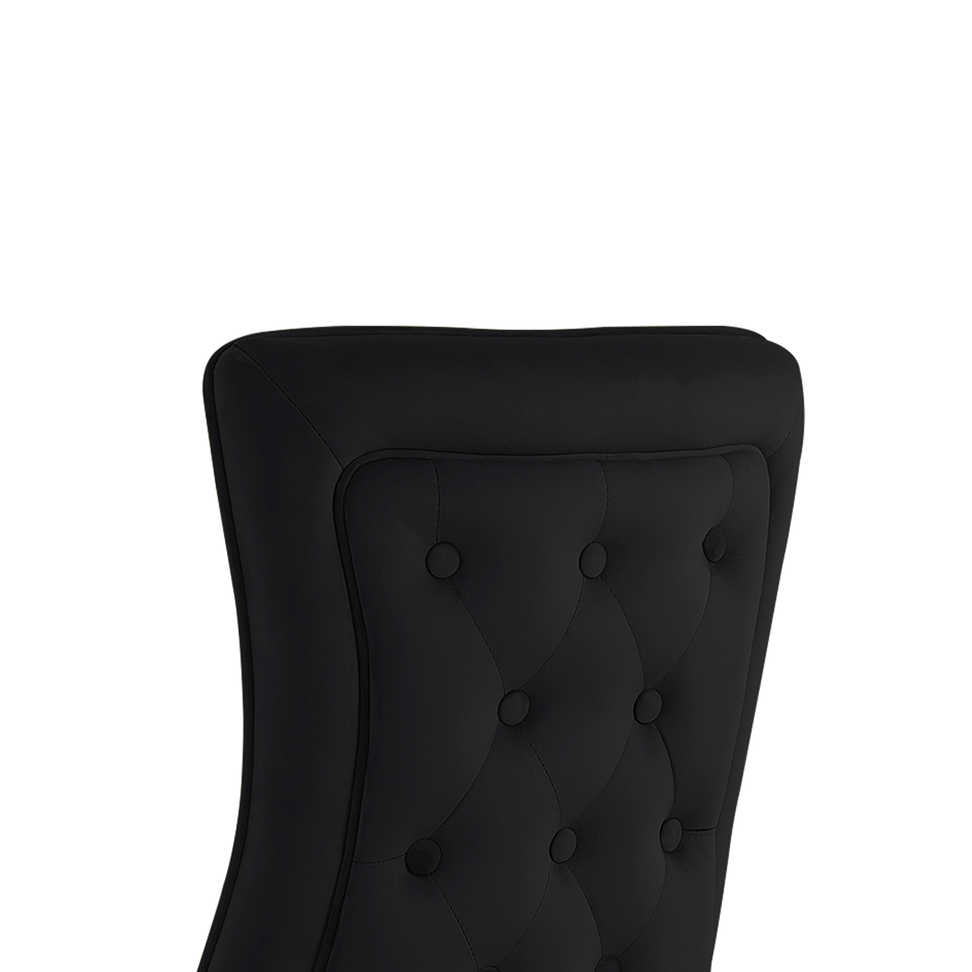 Versailles Chair Black Gold Legs