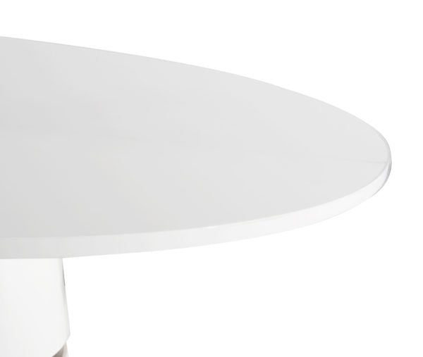 Yuppa Round Dining Table White - 1.5m - Future Classics Furniture