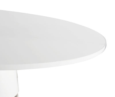 Yuppa Round Dining Table White - 1.5m - Future Classics Furniture