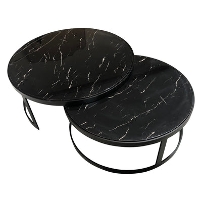 Glory Coffee Table Set Black