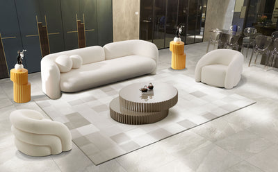 Ventosa Swivel Chair White