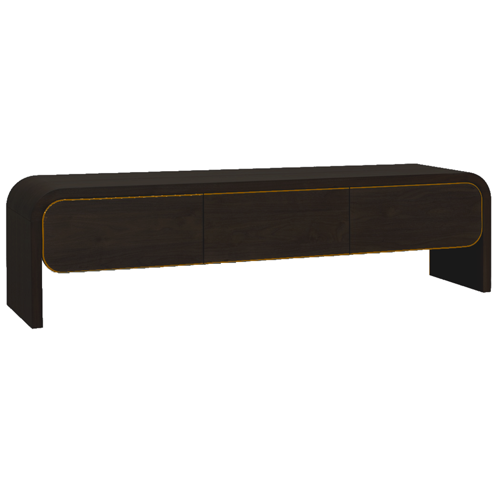 Arches Entertainment Unit Black
