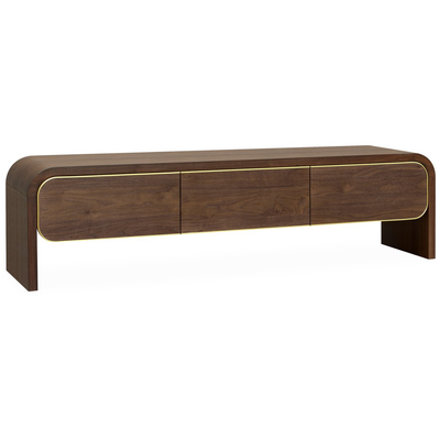 Arches Entertainment Unit Walnut - Future Classics Furniture