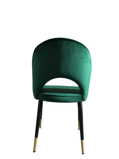 Bourdain Dining Chair Green Velvet