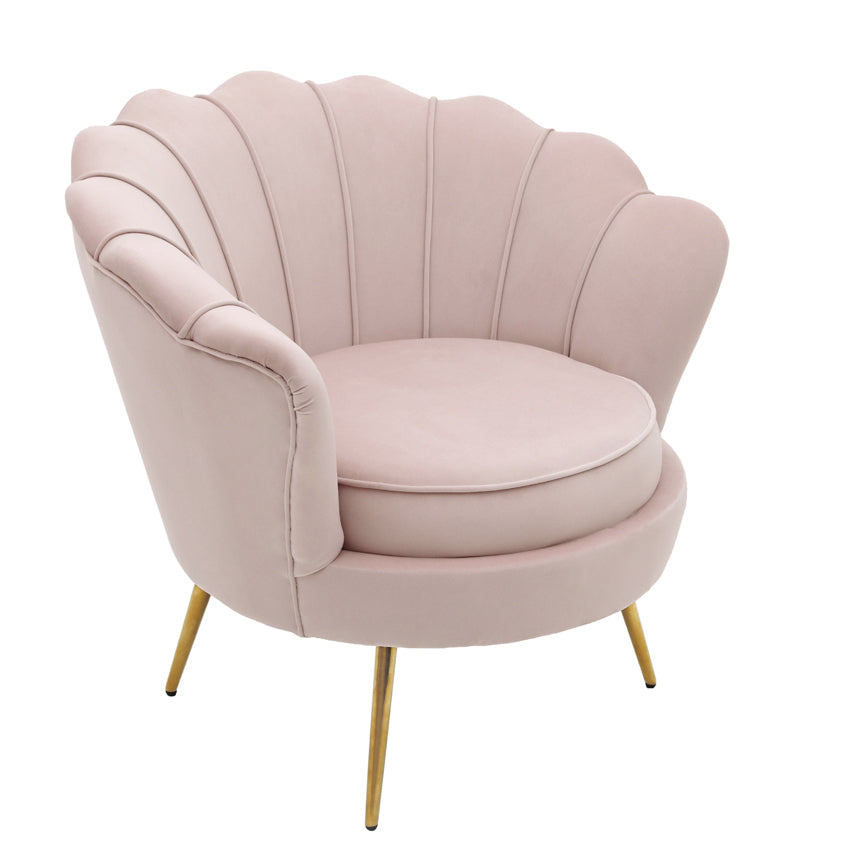 Murcia Chair Pink Velvet - Future Classics Furniture
