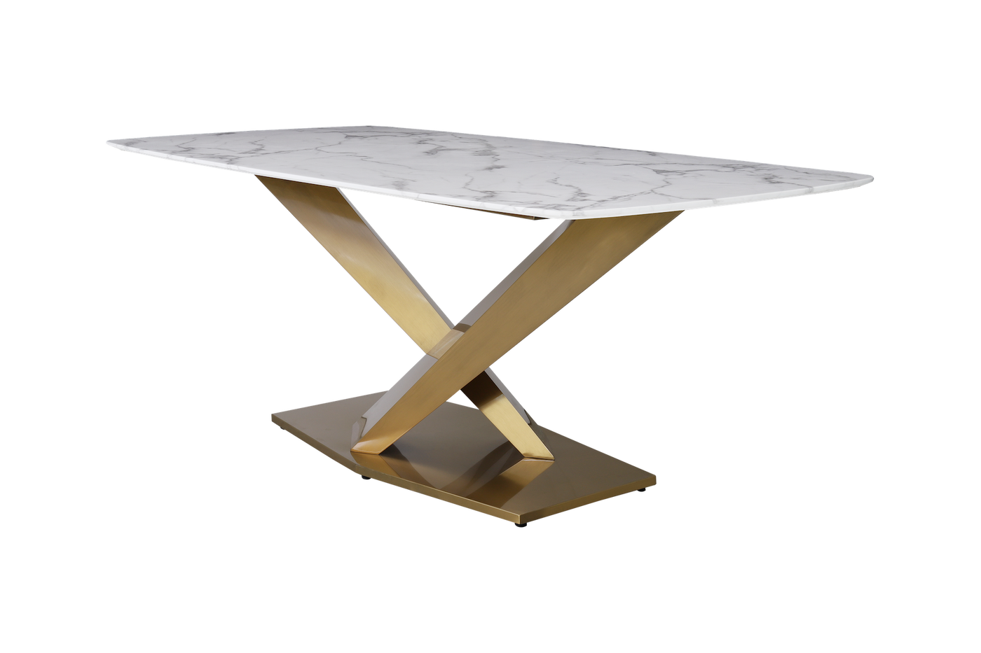 Voltaire Dining Table Gold Base