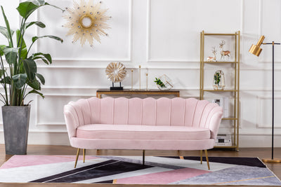 Murcia 2 Seater Pink Velvet