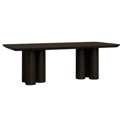 Trio Dining Table Black - 2.4m - Future Classics Furniture