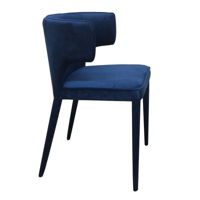 Portofino Dining Chair Navy Velvet