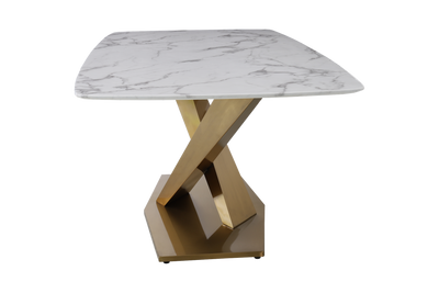 Voltaire Dining Table Gold Base