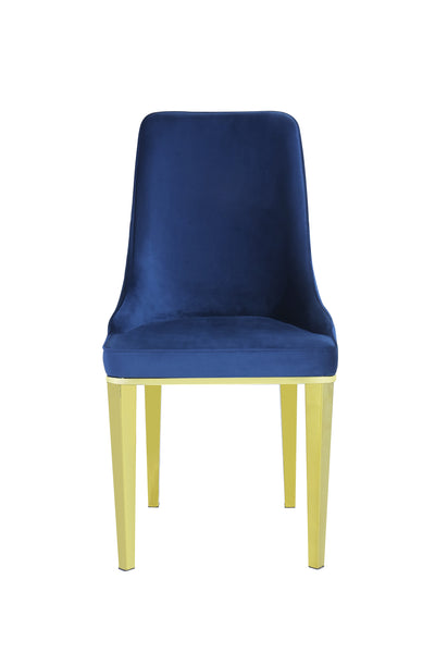 Levante Dining Chair Gold/Navy - Future Classics Furniture