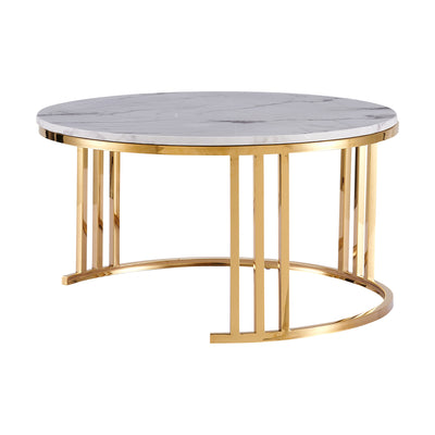 Lustre Coffee Table Set Gold